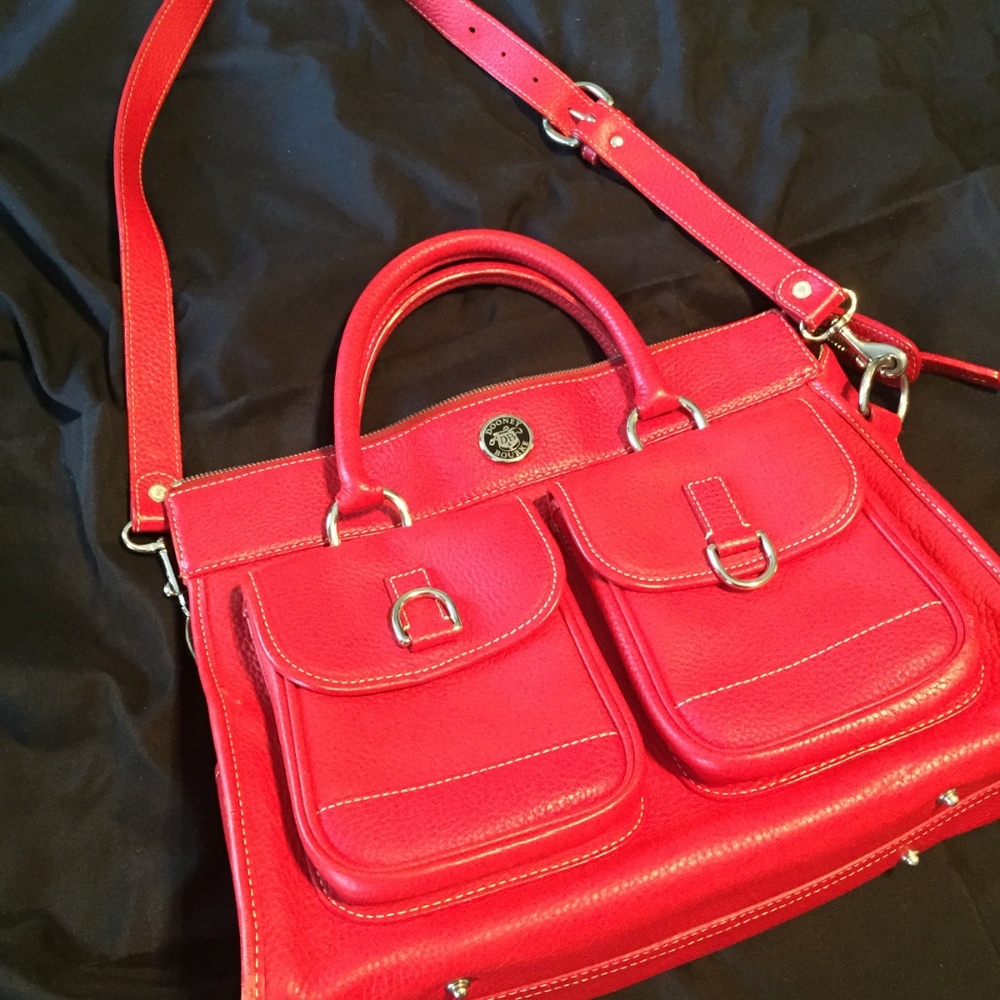 Dooney & Bourke Red Laptop Bag
